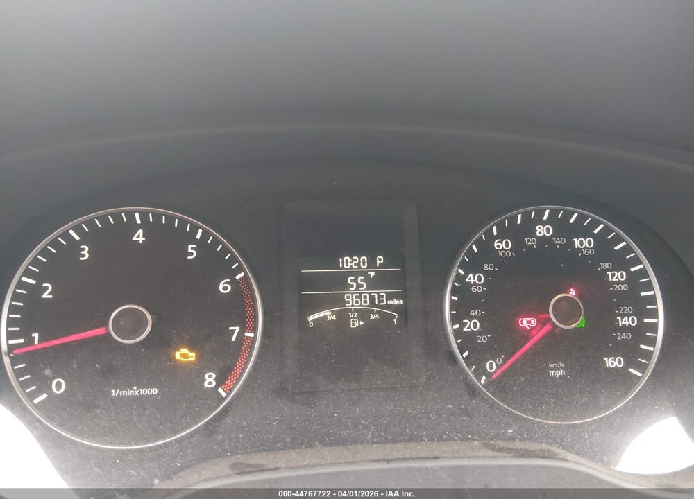 2013 VOLKSWAGEN JETTA 2.5L SE VIN: 3VWDP7AJ0DM357675