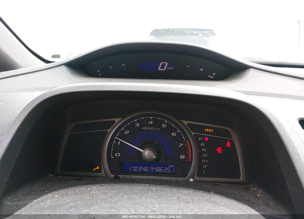 2009 HONDA CIVIC LX VIN: 1HGFA16589L000728
