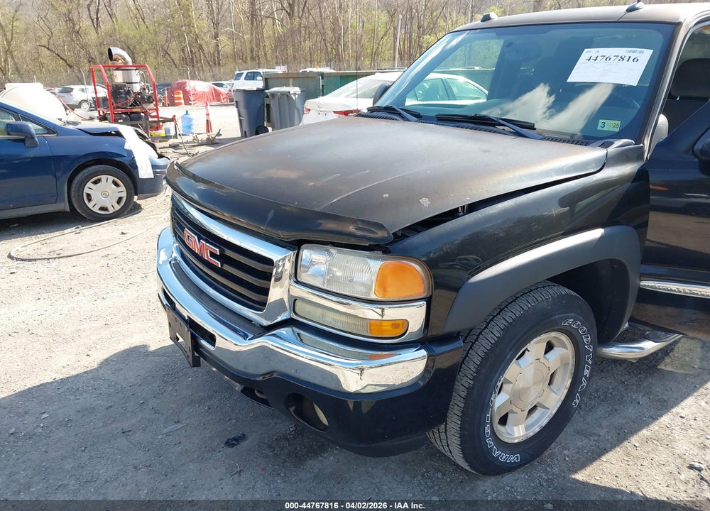 2005 GMC SIERRA 1500 SLE VIN: 1GTEK19Z35Z307446