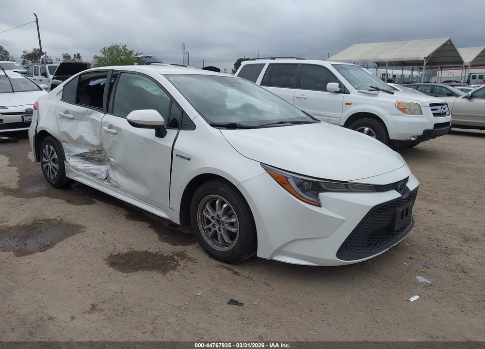 2021 TOYOTA COROLLA HYBRID LE VIN: JTDEAMDE0MJ031832