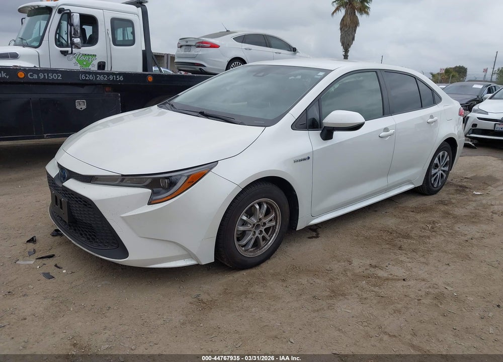2021 TOYOTA COROLLA HYBRID LE VIN: JTDEAMDE0MJ031832