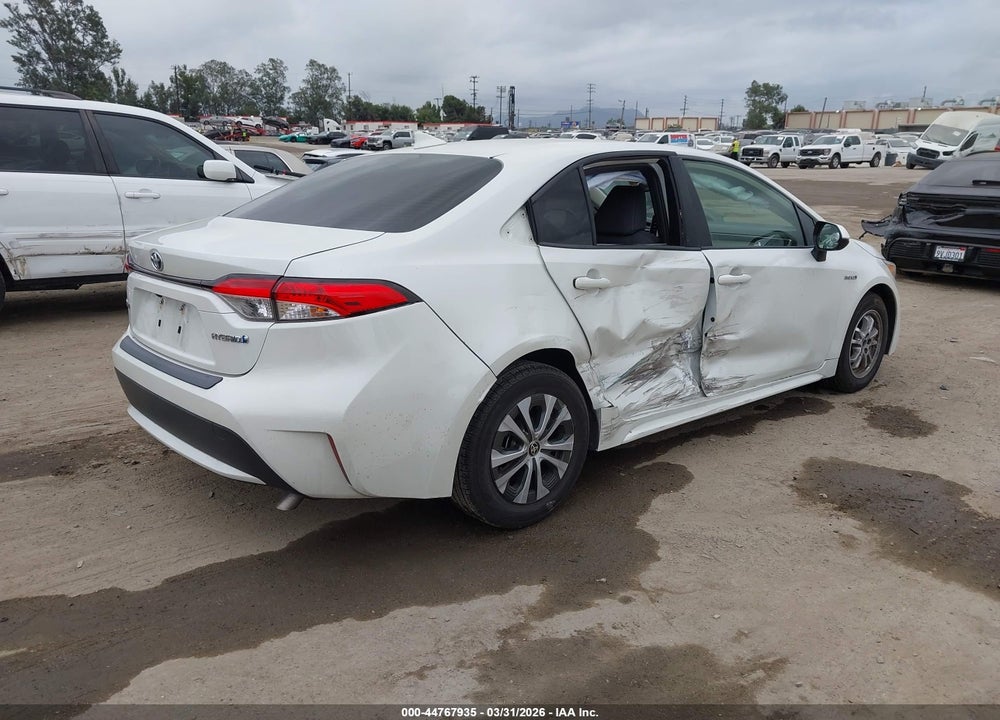 2021 TOYOTA COROLLA HYBRID LE VIN: JTDEAMDE0MJ031832