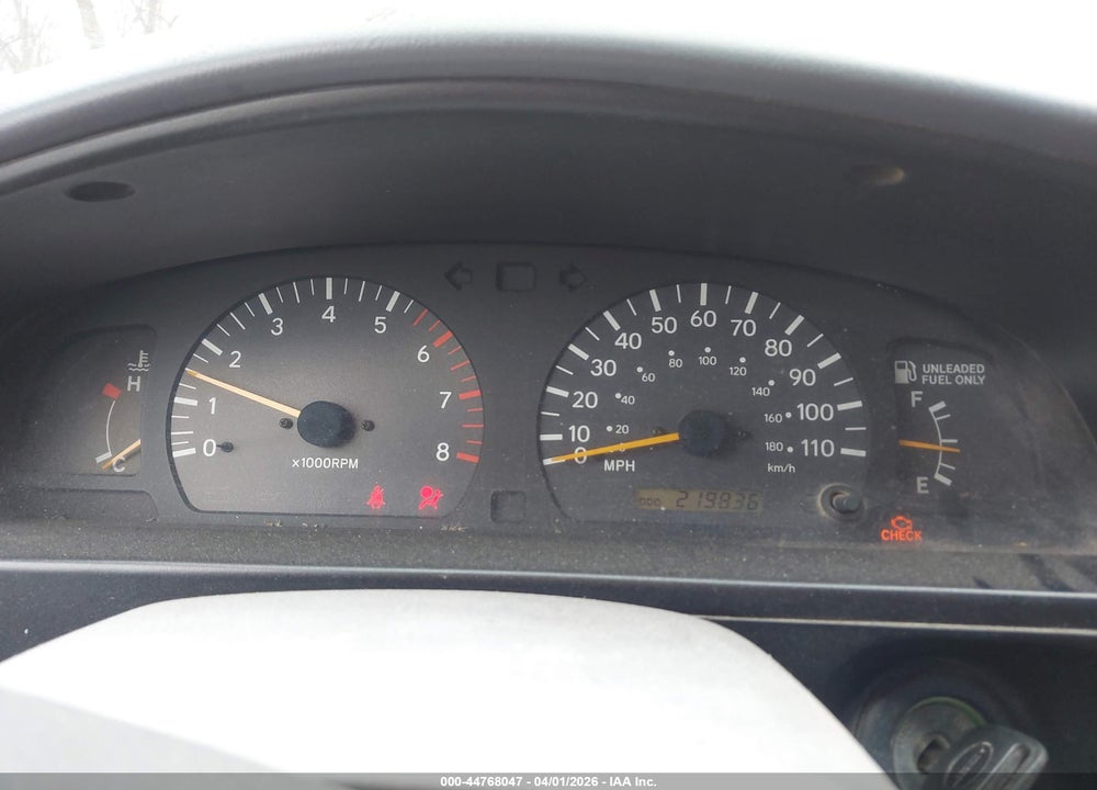 1999 TOYOTA TACOMA PRERUNNER VIN: 4TASM92N5XZ433633