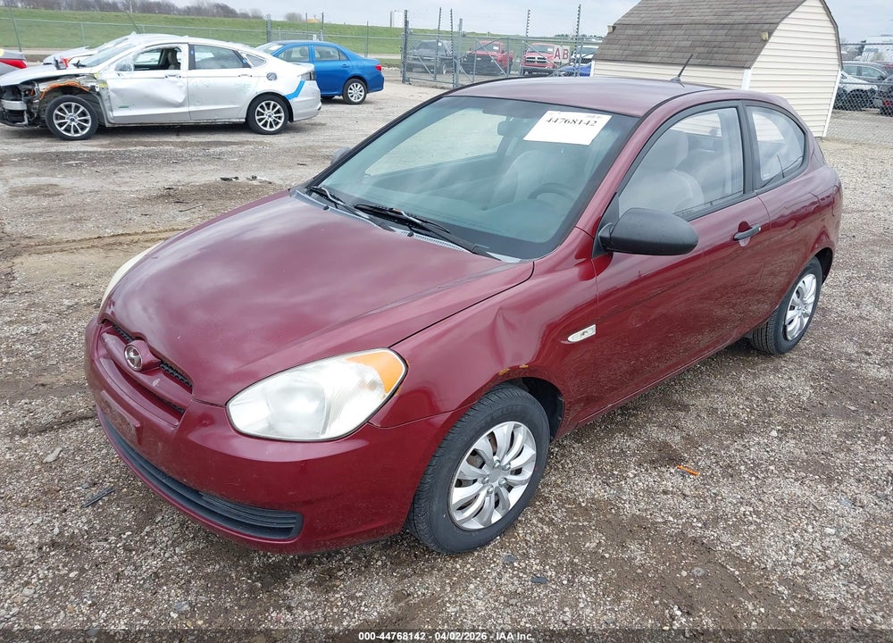 2007 HYUNDAI ACCENT GS VIN: KMHCM36C97U054125