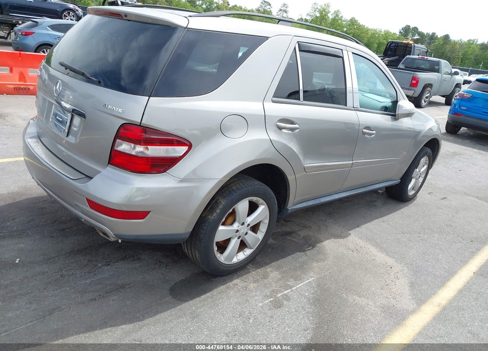 2009 MERCEDES-BENZ ML 350 4MATIC VIN: 4JGBB86E69A475577