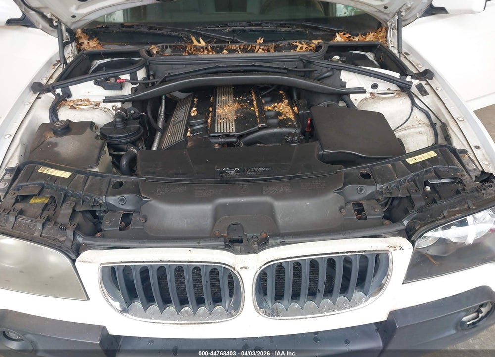 2005 BMW X3 3.0I VIN: WBXPA93475WD21235
