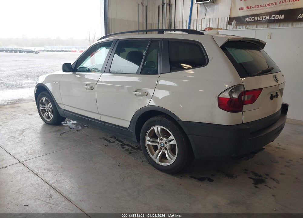 2005 BMW X3 3.0I VIN: WBXPA93475WD21235