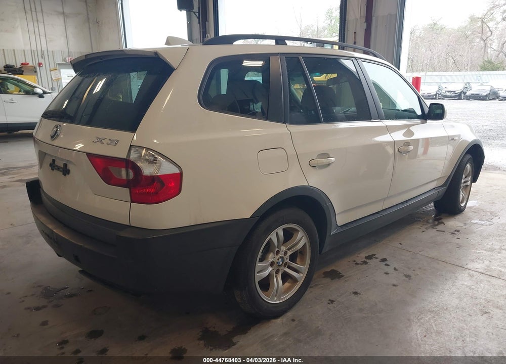2005 BMW X3 3.0I VIN: WBXPA93475WD21235