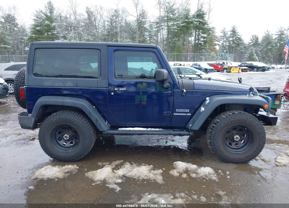 2013 JEEP WRANGLER SPORT VIN: 1C4AJWAG1DL511527