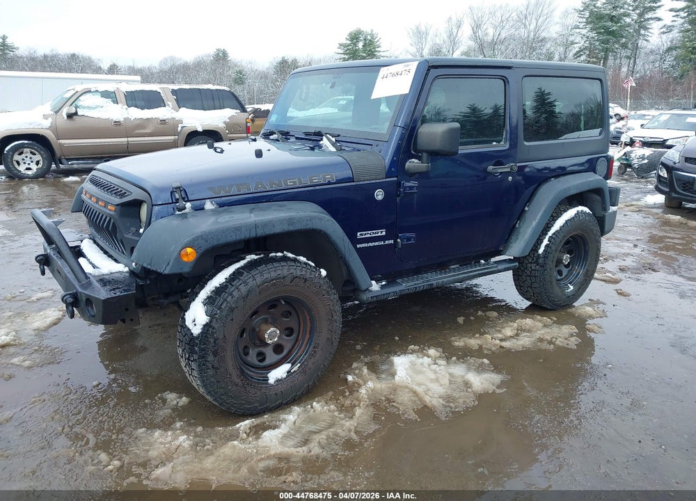 2013 JEEP WRANGLER SPORT VIN: 1C4AJWAG1DL511527
