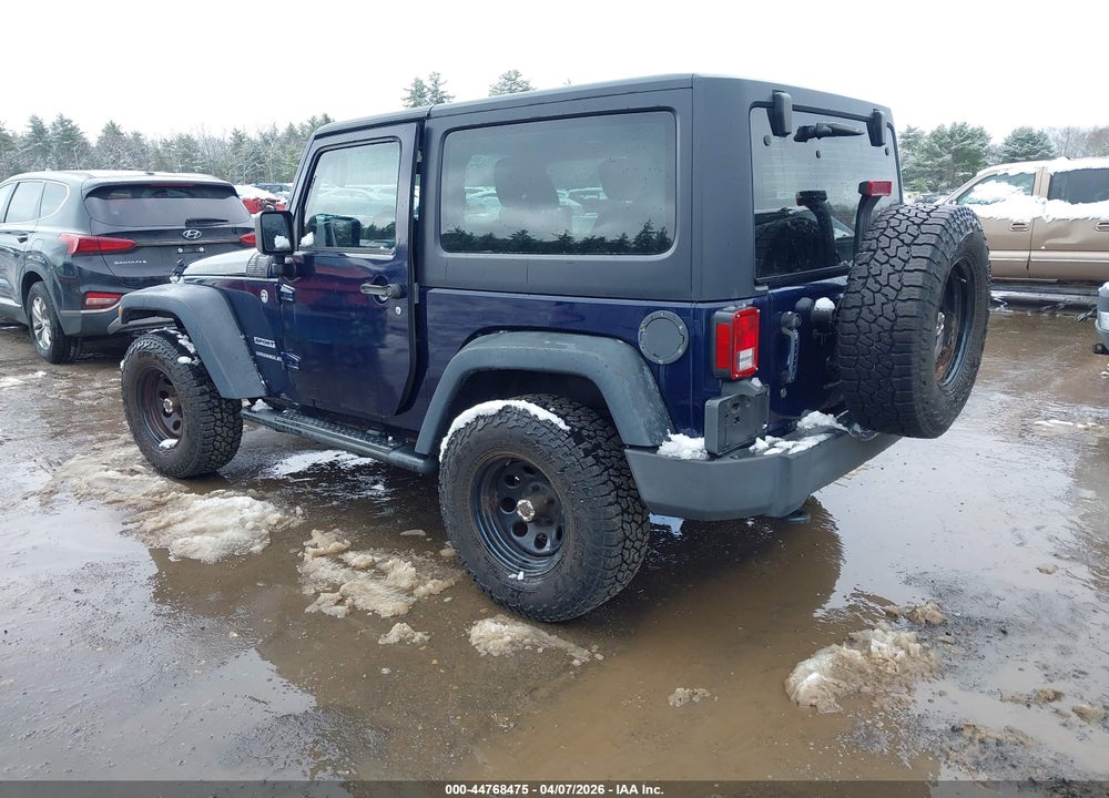 2013 JEEP WRANGLER SPORT VIN: 1C4AJWAG1DL511527