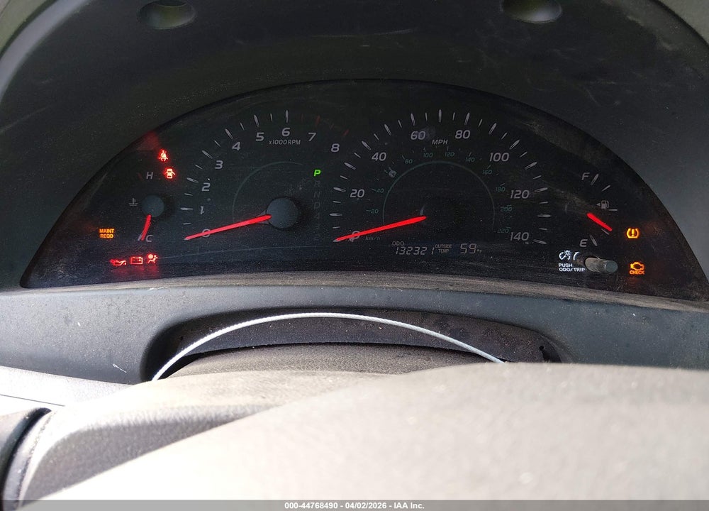 2008 TOYOTA CAMRY LE VIN: 4T1BE46K18U752297