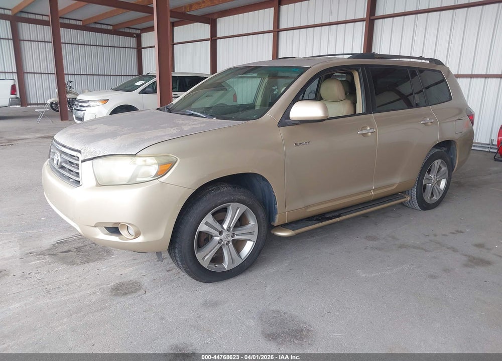2008 TOYOTA HIGHLANDER SPORT VIN: JTEDS43A882022413