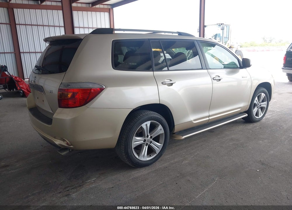 2008 TOYOTA HIGHLANDER SPORT VIN: JTEDS43A882022413