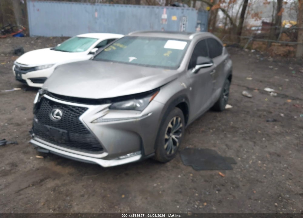 2017 LEXUS NX 200T F SPORT VIN: JTJBARBZ9H2133391