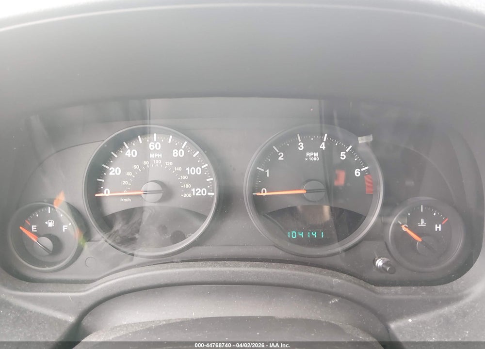 2011 JEEP COMPASS VIN: 1J4NF1FB8BD164444
