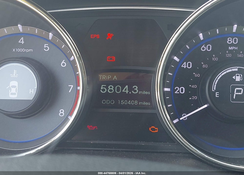 2011 HYUNDAI SONATA VIN: 5NPEB4AC5BH197835