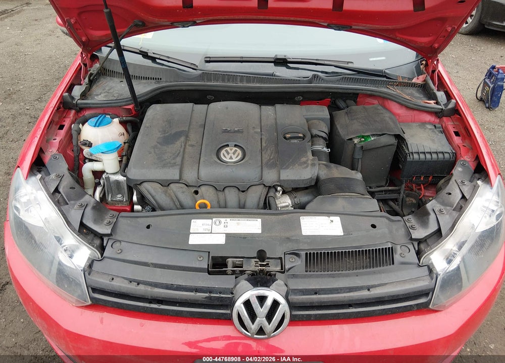 2012 VOLKSWAGEN GOLF 2.5L 4-DOOR VIN: WVWDB7AJ6CW225357