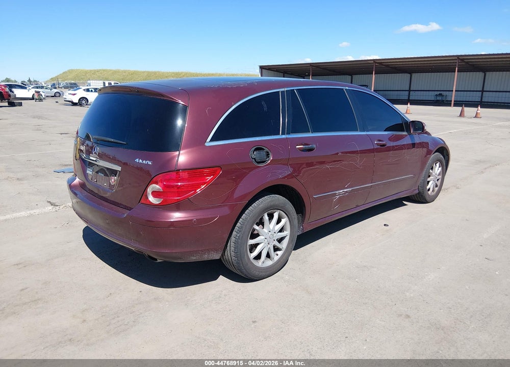 2007 MERCEDES-BENZ R 350 4MATIC VIN: 4JGCB65E17A044510