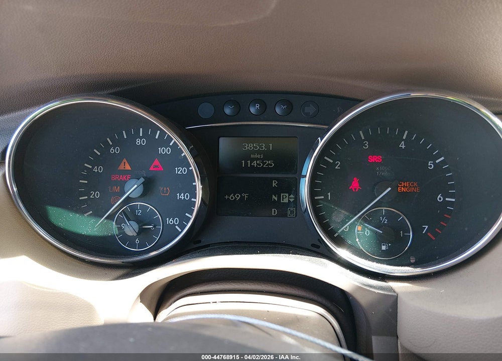 2007 MERCEDES-BENZ R 350 4MATIC VIN: 4JGCB65E17A044510
