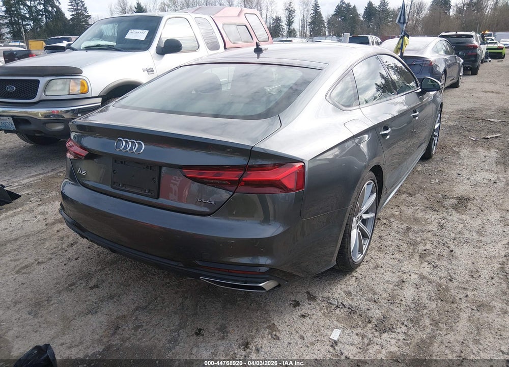 2025 AUDI A5 SPORTBACK PREMIUM 45 TFSI S LINE QUATTRO S TRONIC VIN: WAUDACF59SA004805