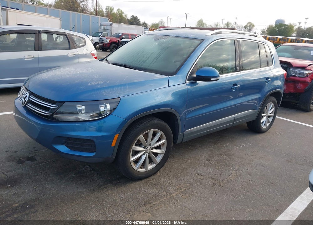 2017 VOLKSWAGEN TIGUAN 2.0T WOLFSBURG EDITION VIN: WVGRV7AX7HK003342