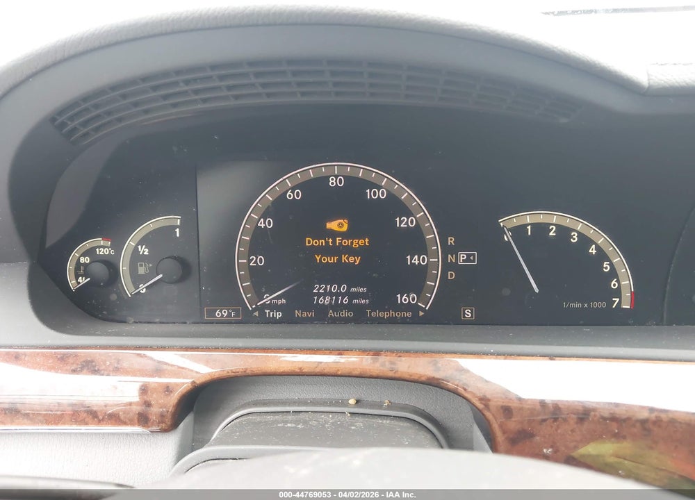 2009 MERCEDES-BENZ S 550 4MATIC VIN: WDDNG86X59A262937