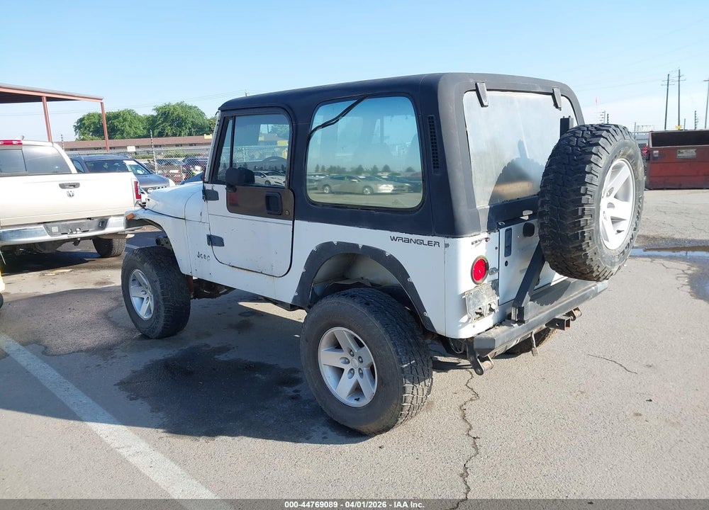 1992 JEEP WRANGLER / YJ S VIN: 2J4FY19P6NJ535834