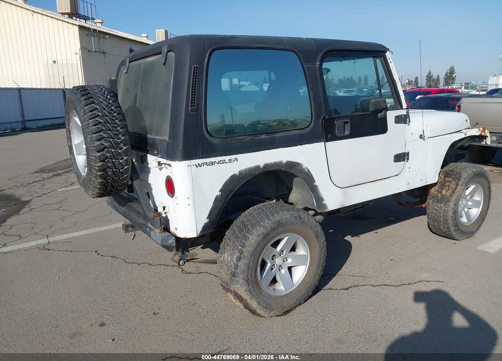 1992 JEEP WRANGLER / YJ S VIN: 2J4FY19P6NJ535834