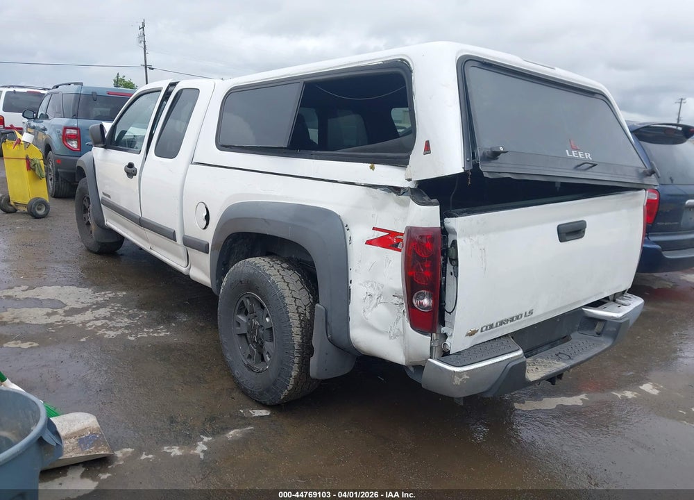 2004 CHEVROLET COLORADO LS VIN: 1GCDS196748168783