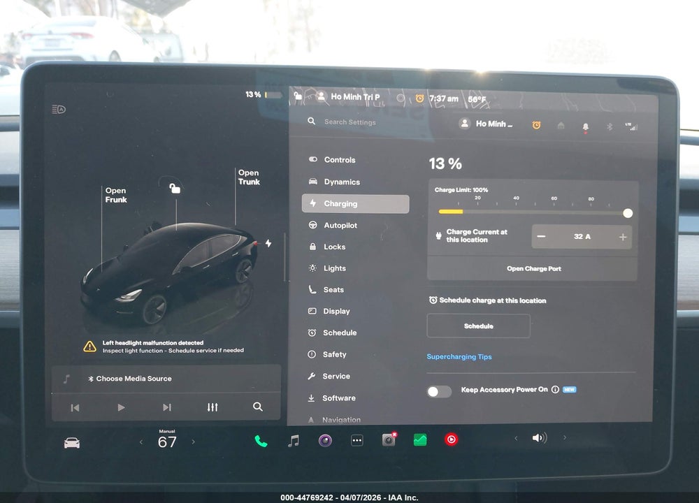 2023 TESLA MODEL 3 REAR-WHEEL DRIVE VIN: 5YJ3E1EA3PF714559