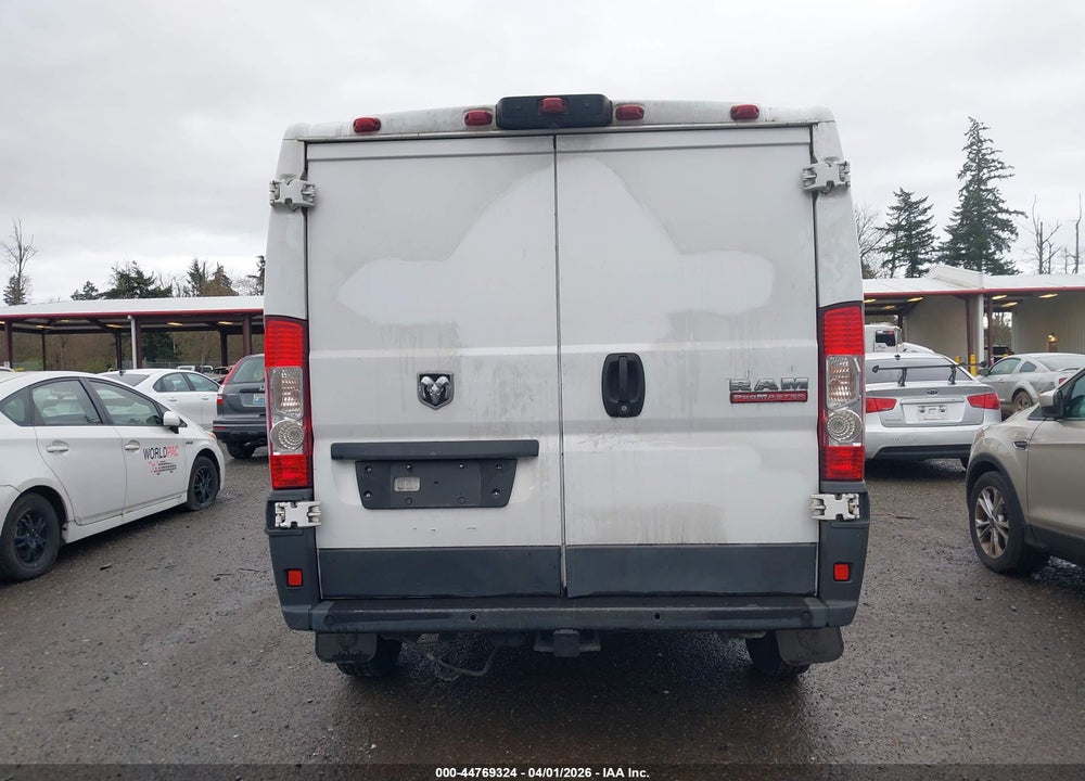 2018 RAM PROMASTER 1500 LOW ROOF 136 WB VIN: 3C6TRVAG0JE103401