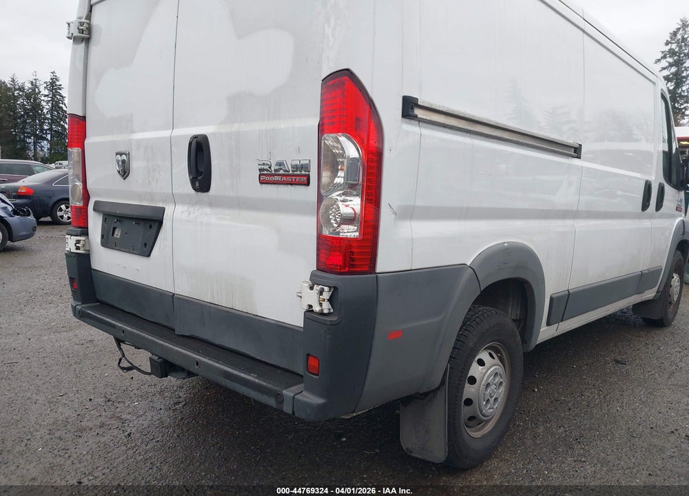 2018 RAM PROMASTER 1500 LOW ROOF 136 WB VIN: 3C6TRVAG0JE103401