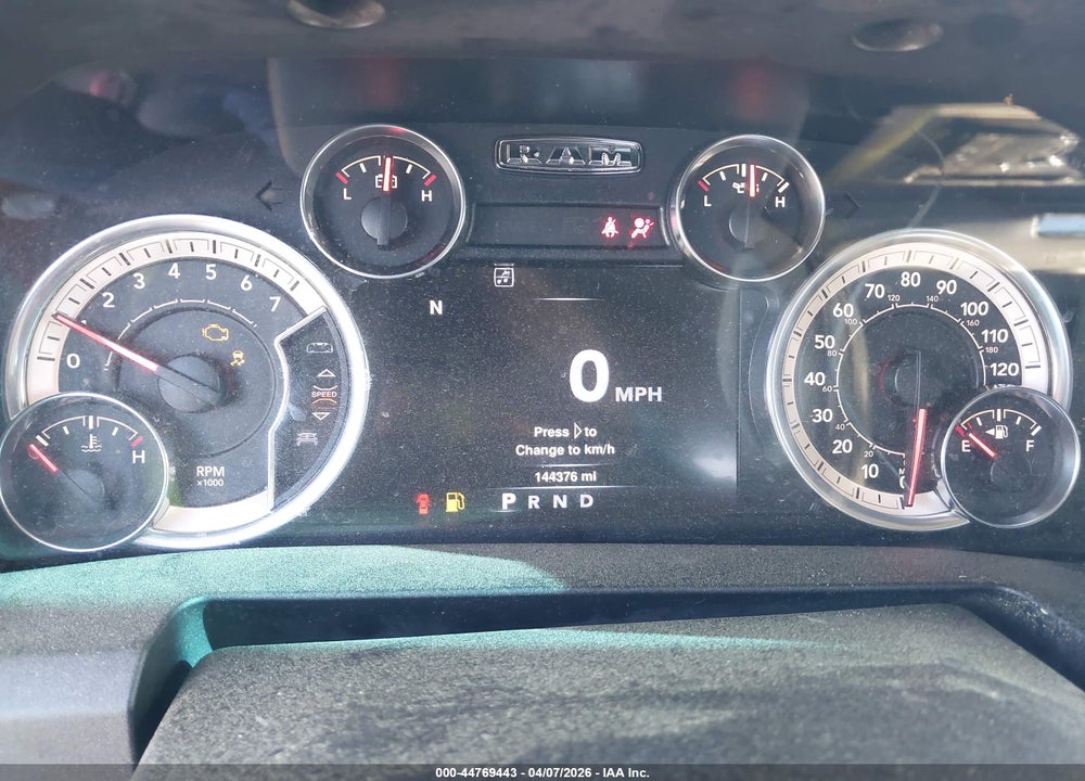 2013 RAM 1500 LONE STAR VIN: 1C6RR6GT4DS628452