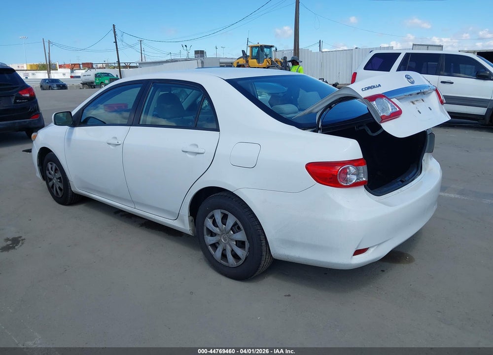 2011 TOYOTA COROLLA LE VIN: 2T1BU4EEXBC586725