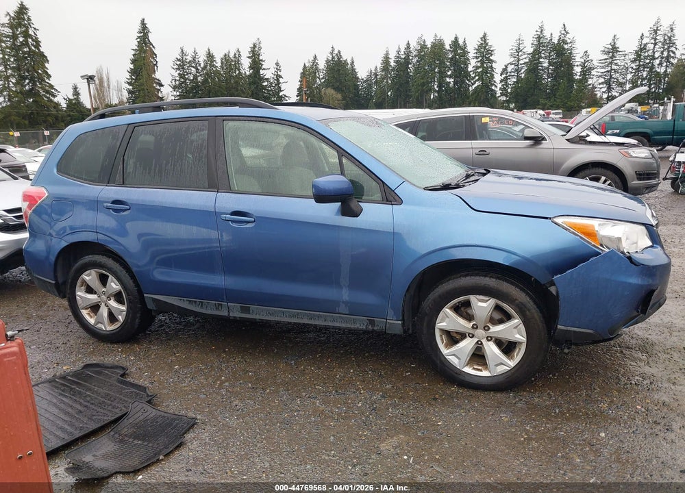 2016 SUBARU FORESTER 2.5I PREMIUM VIN: JF2SJADC4GH567759