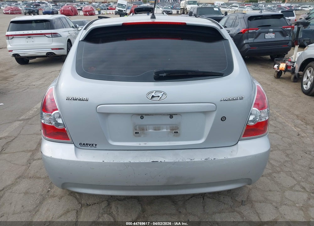 2007 HYUNDAI ACCENT SE VIN: KMHCN36C47U028738