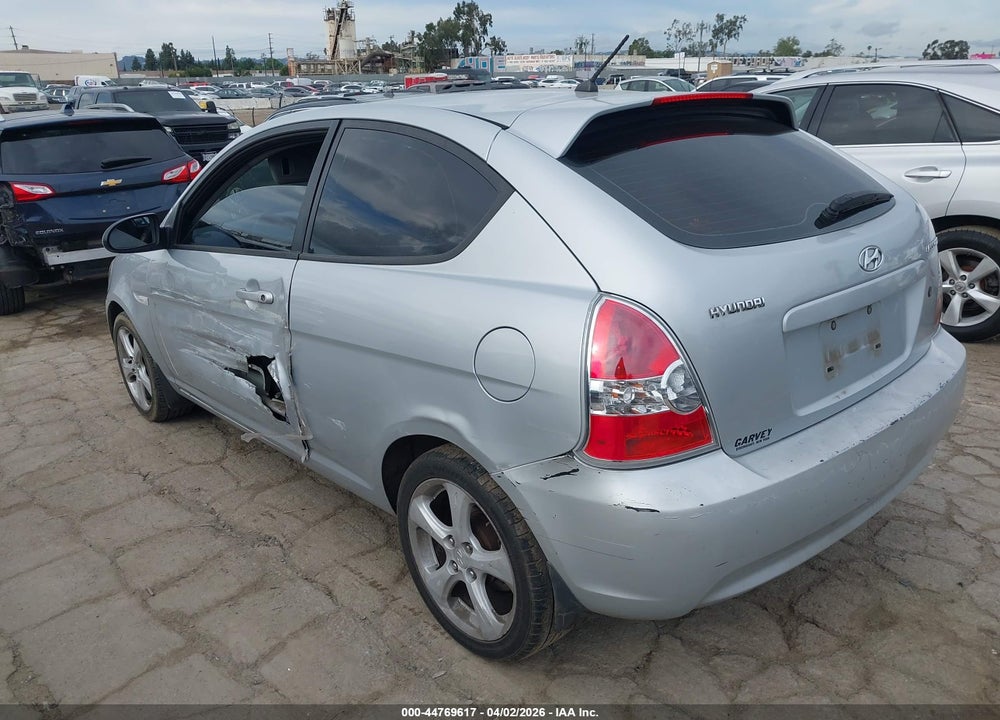 2007 HYUNDAI ACCENT SE VIN: KMHCN36C47U028738