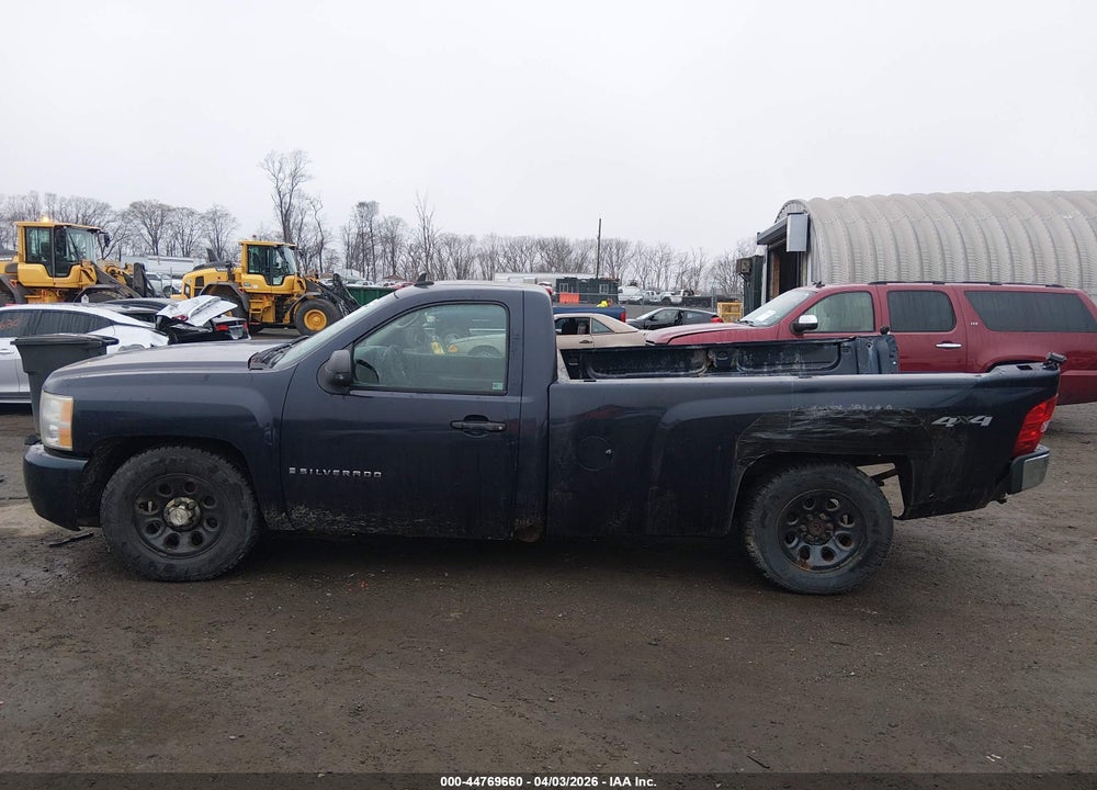 2008 CHEVROLET SILVERADO 1500 WORK TRUCK VIN: 1GCEK14038E149775