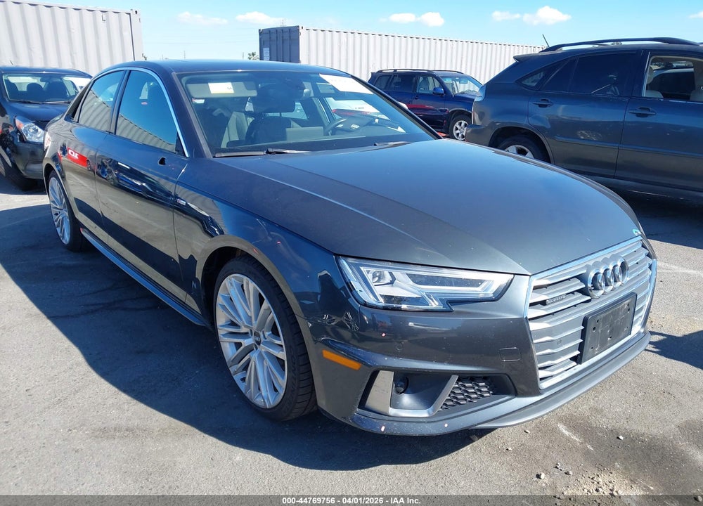 2019 AUDI A4 45 PREMIUM VIN: WAUENAF47KN013824