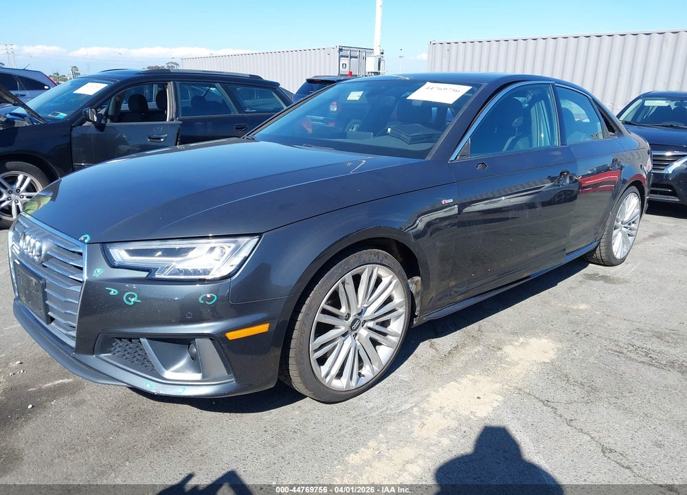 2019 AUDI A4 45 PREMIUM VIN: WAUENAF47KN013824