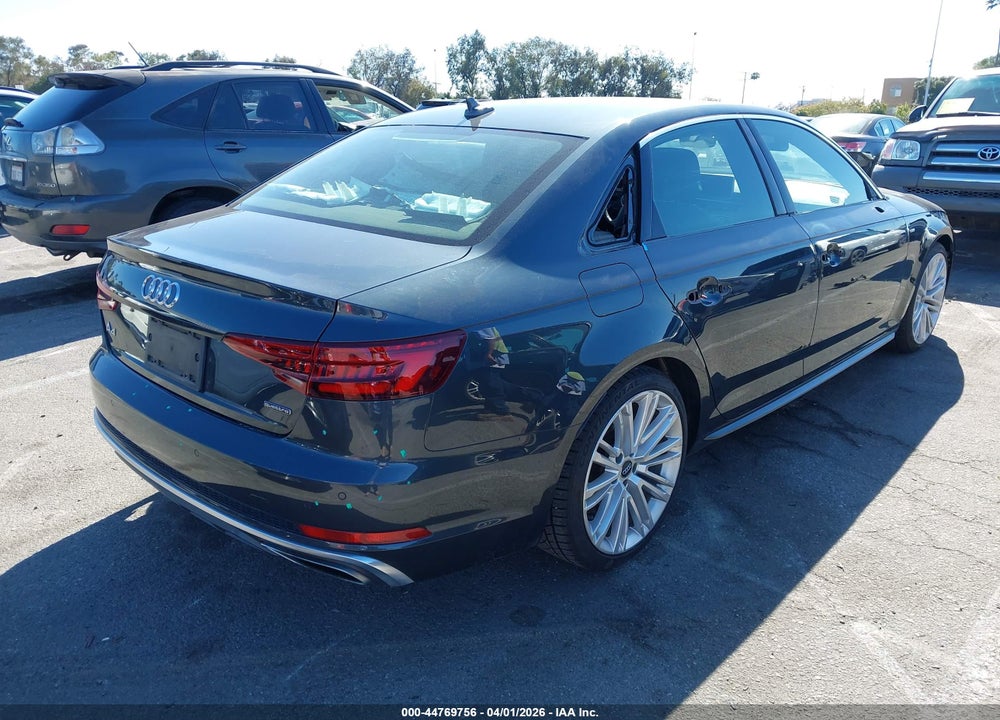 2019 AUDI A4 45 PREMIUM VIN: WAUENAF47KN013824