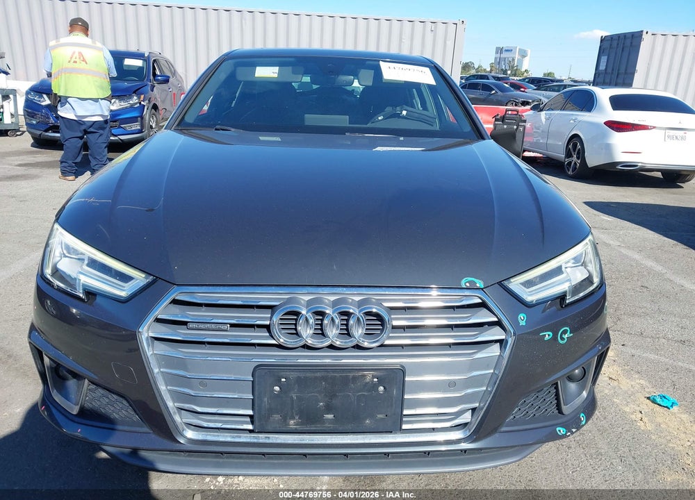 2019 AUDI A4 45 PREMIUM VIN: WAUENAF47KN013824