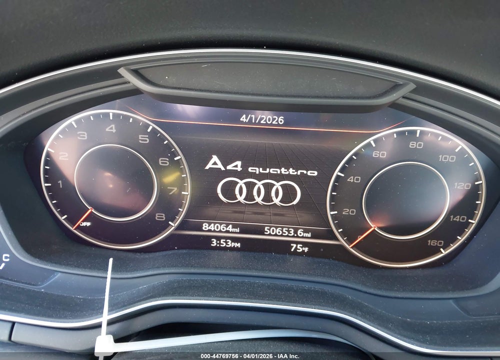 2019 AUDI A4 45 PREMIUM VIN: WAUENAF47KN013824