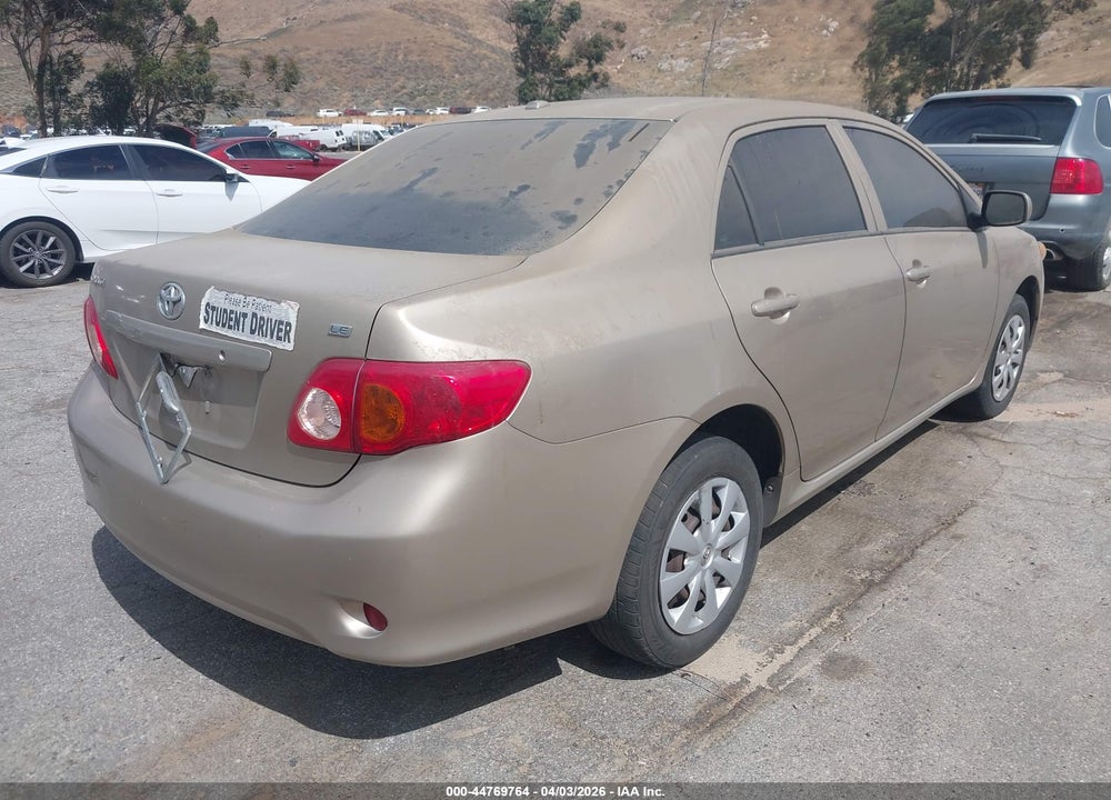 2009 TOYOTA COROLLA LE VIN: 1NXBU40E49Z086639
