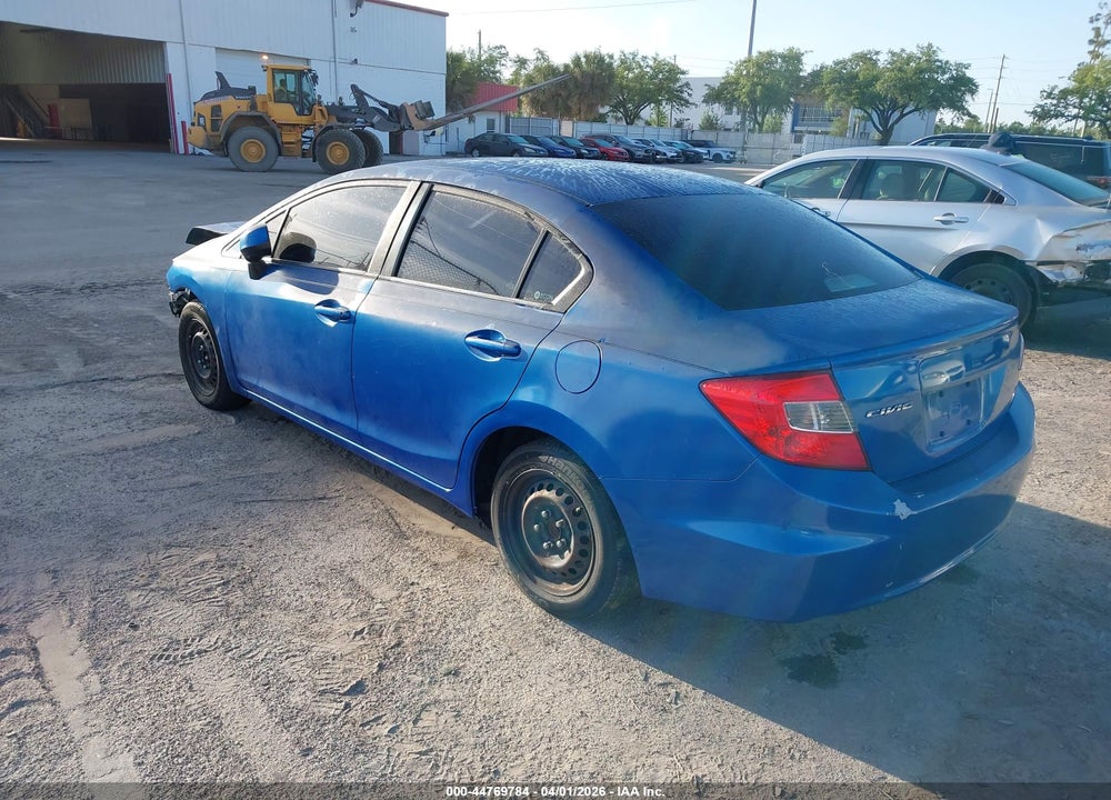 2012 HONDA CIVIC LX VIN: 2HGFB2F51CH331173