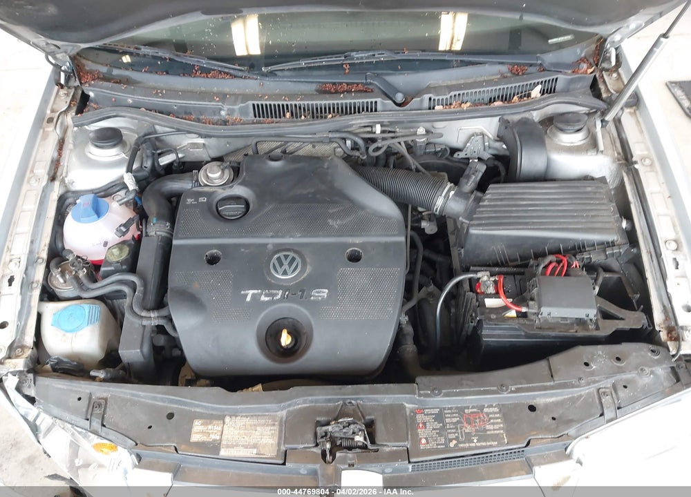 2003 VOLKSWAGEN JETTA GL TDI VIN: WVWRP61JX3W160756