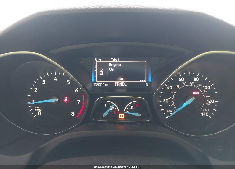 2016 FORD FOCUS SE VIN: 1FADP3F27GL264208