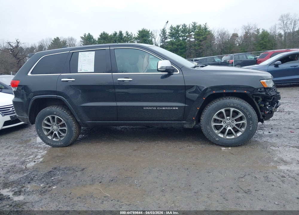 2014 JEEP GRAND CHEROKEE OVERLAND VIN: 1C4RJFCM7EC324039