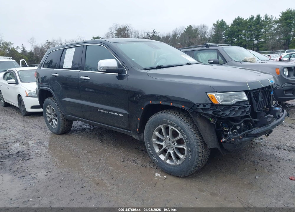 2014 JEEP GRAND CHEROKEE OVERLAND VIN: 1C4RJFCM7EC324039